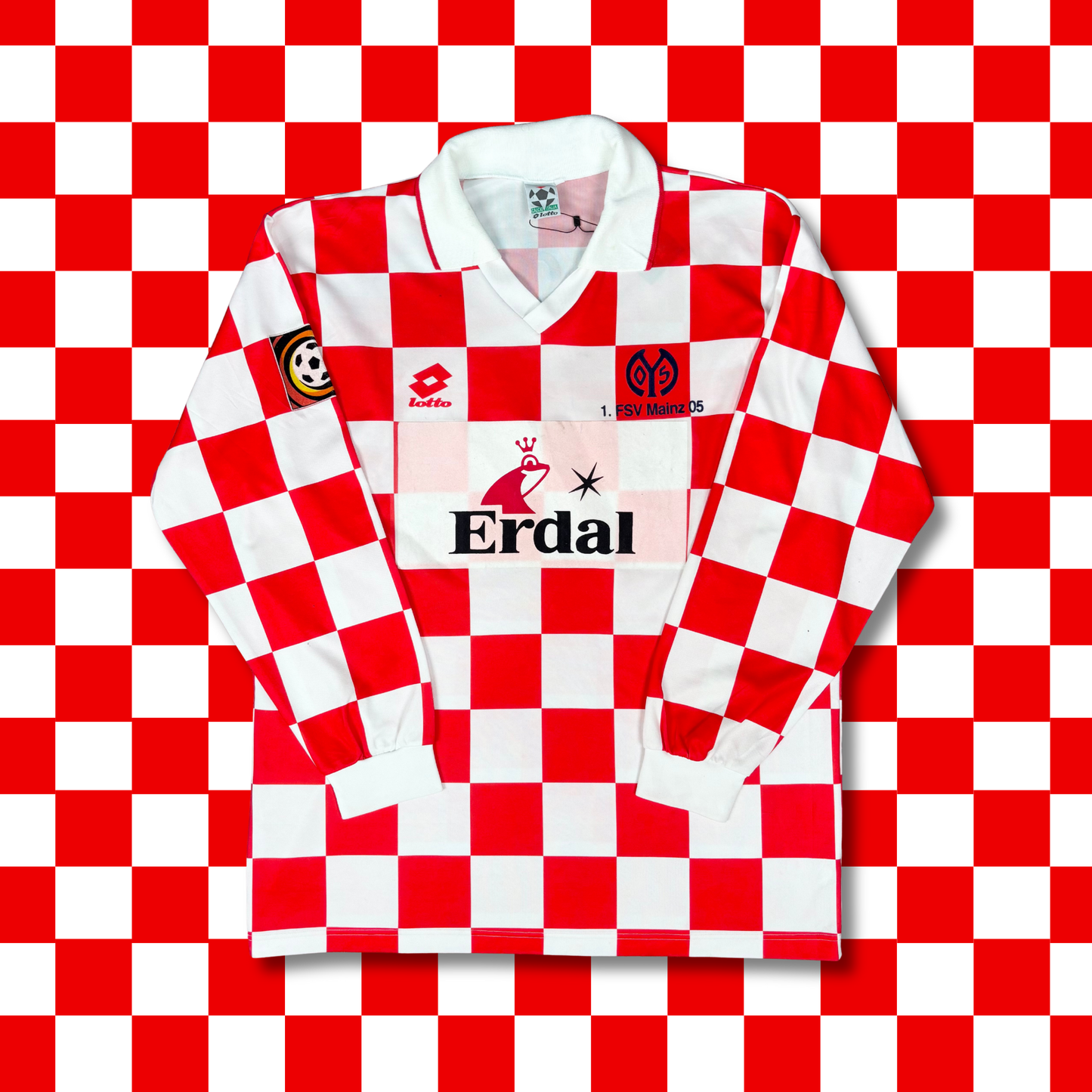 1996/97 FSV Mainz 05 Home Longsleeve Shirt - Player Issue - Klopp - XL