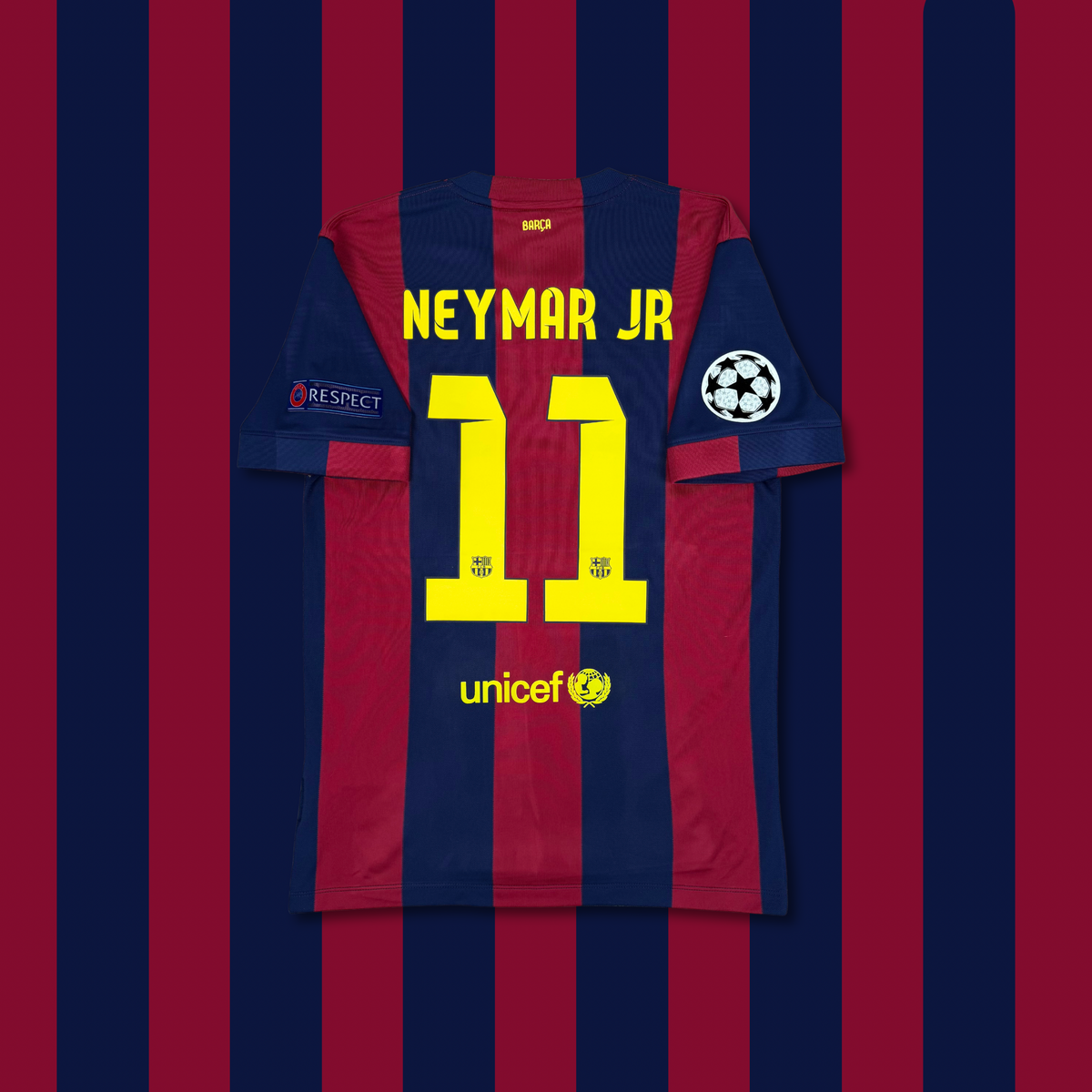 2014/15 Barcelona Home Shirt -  Neymar Jr - M