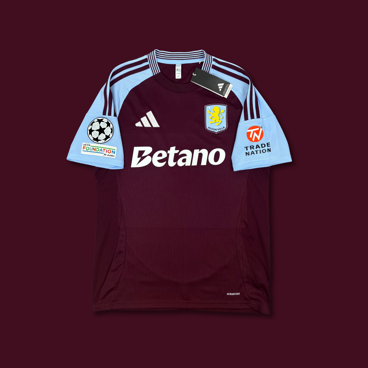 2024/25 Aston Villa Home Shirt - Rashford - XXL - New with Tag