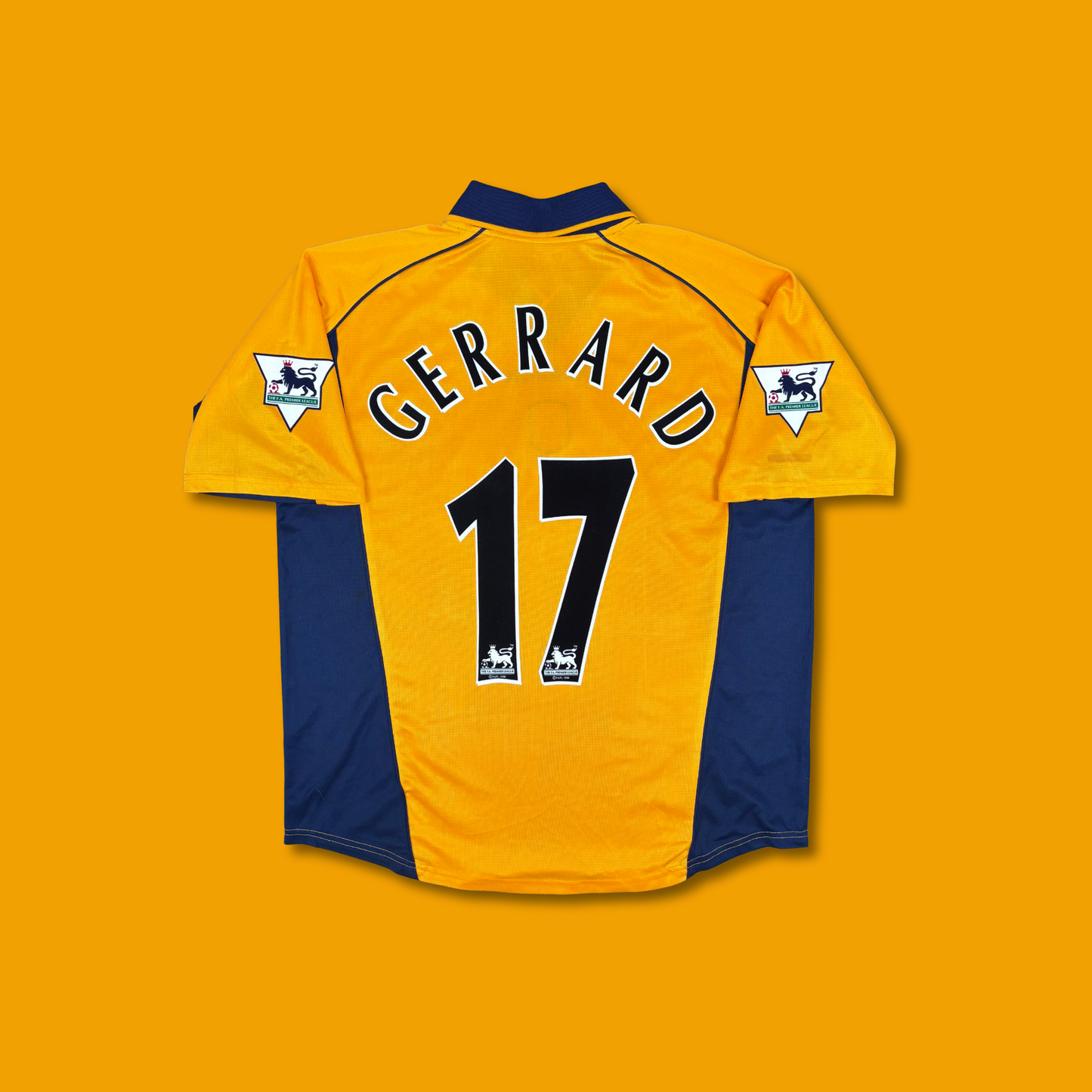 2001/02 Liverpool Third Shirt - Gerrard - L