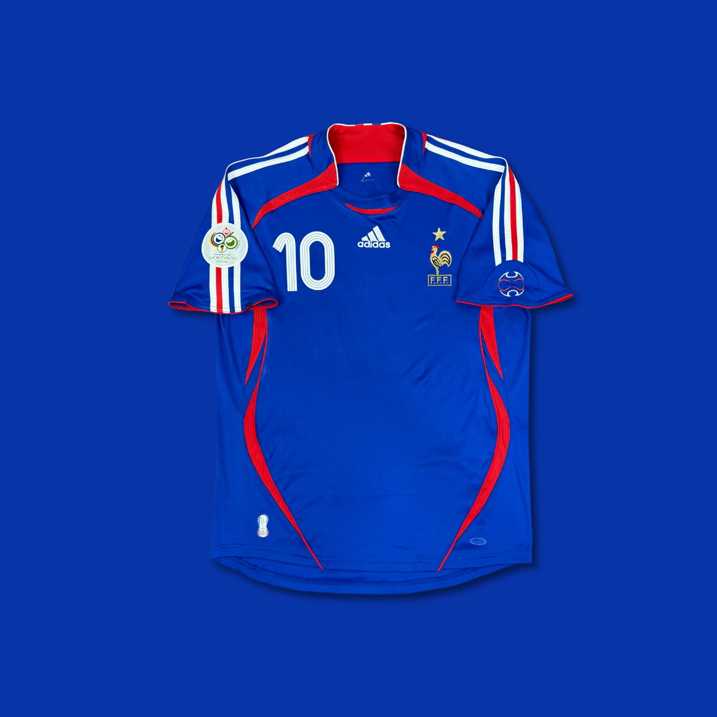2006/07 France Home Shirt - Zidane - L