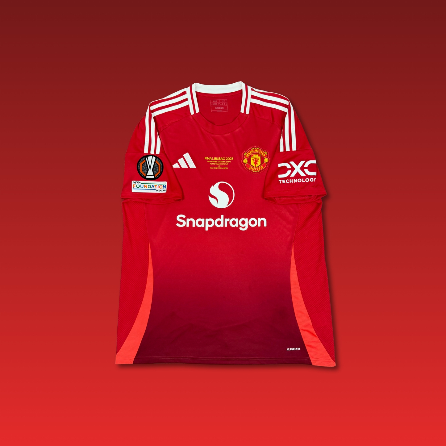 2024/25 Manchester United Home Shirt - Bruno Fernandes - XL
