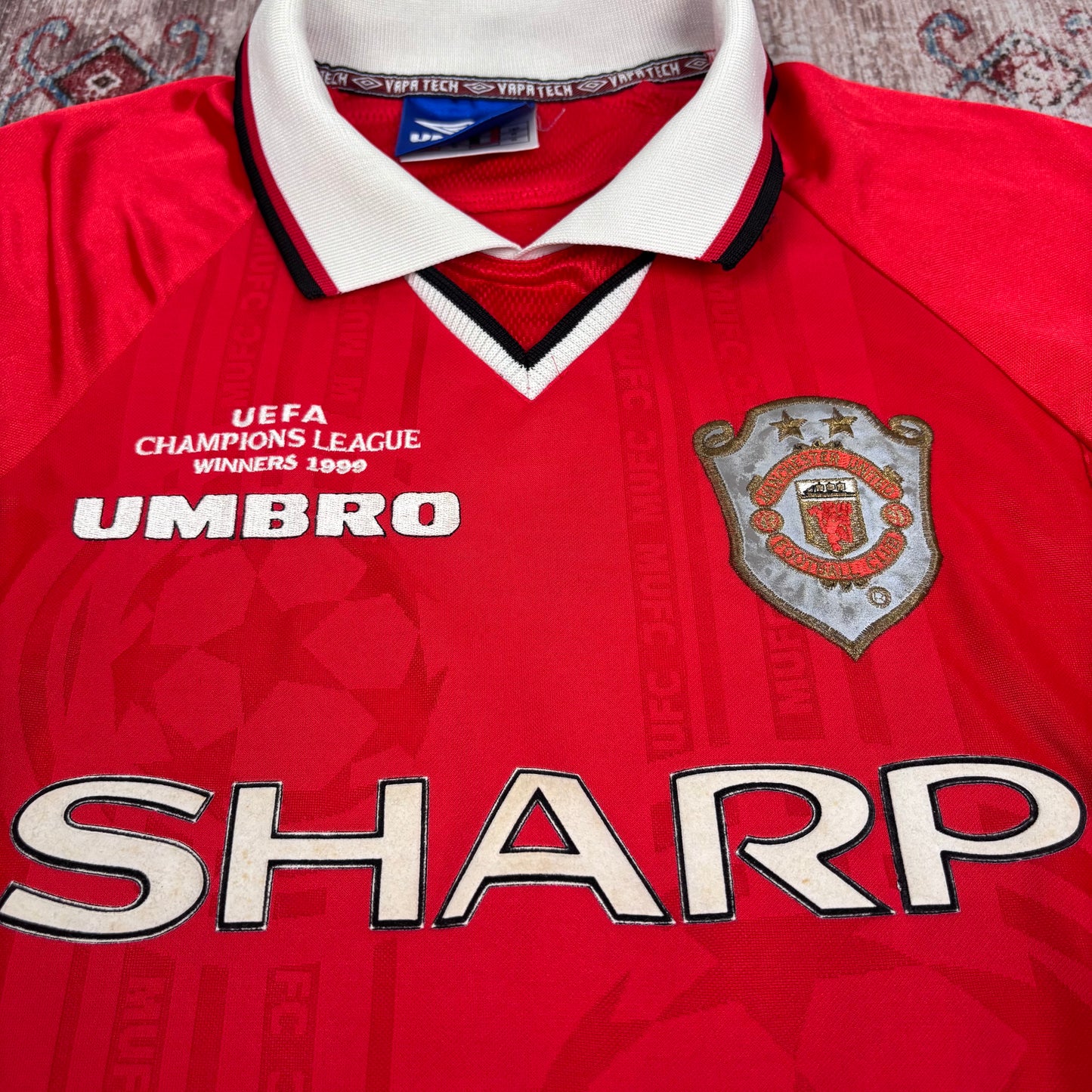 1999/00 Manchester United Cup Shirt - Beckham - M