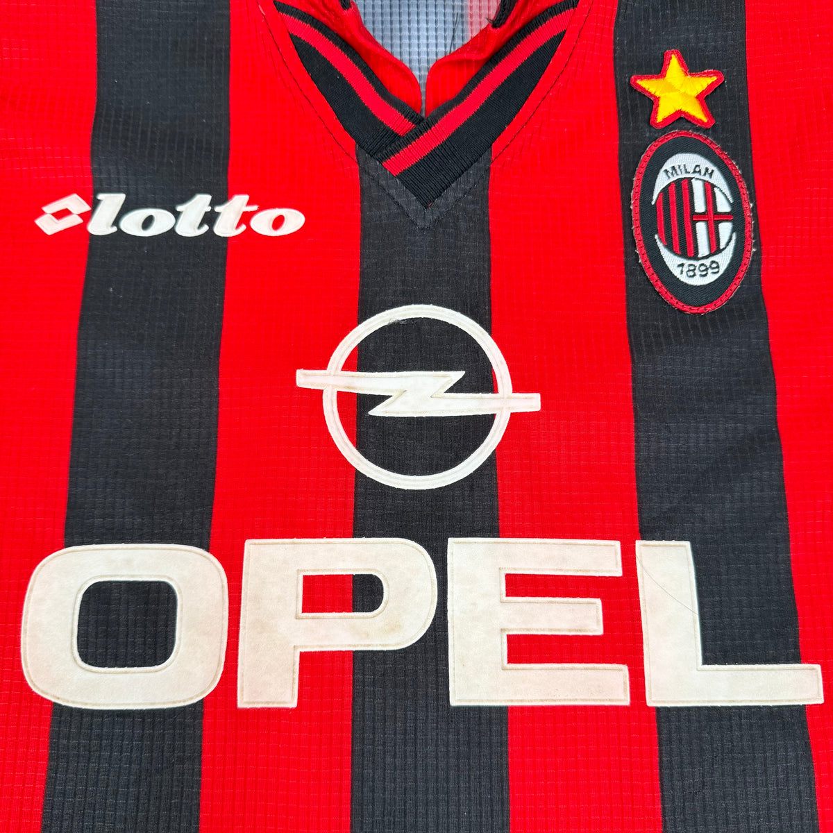 1997/98 AC Milan Home Longsleeve Shirt - Maldini - M