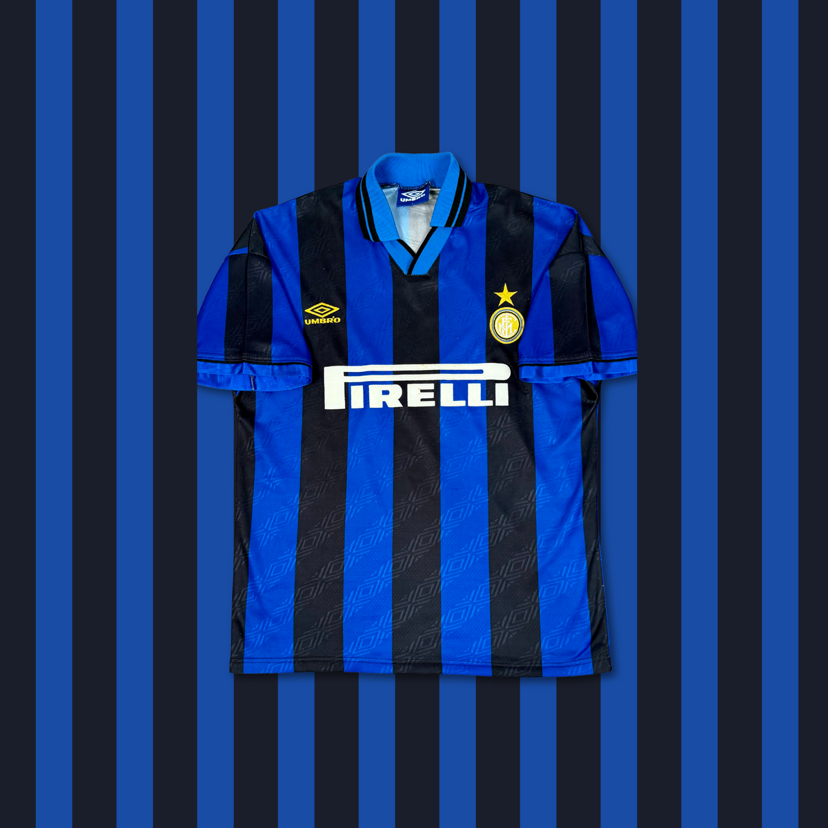 1995/96 Inter Milan Home Shirt - Bergomi - L