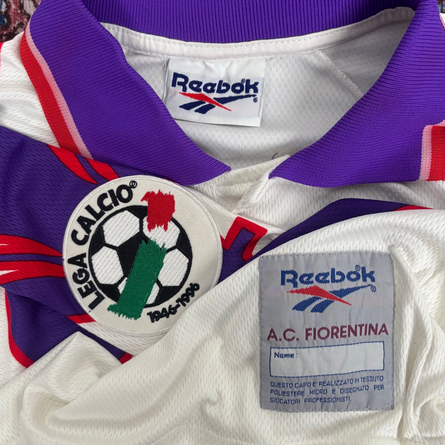 1995/96 ACF Fiorentina Away Shirt - Batistuta - XL
