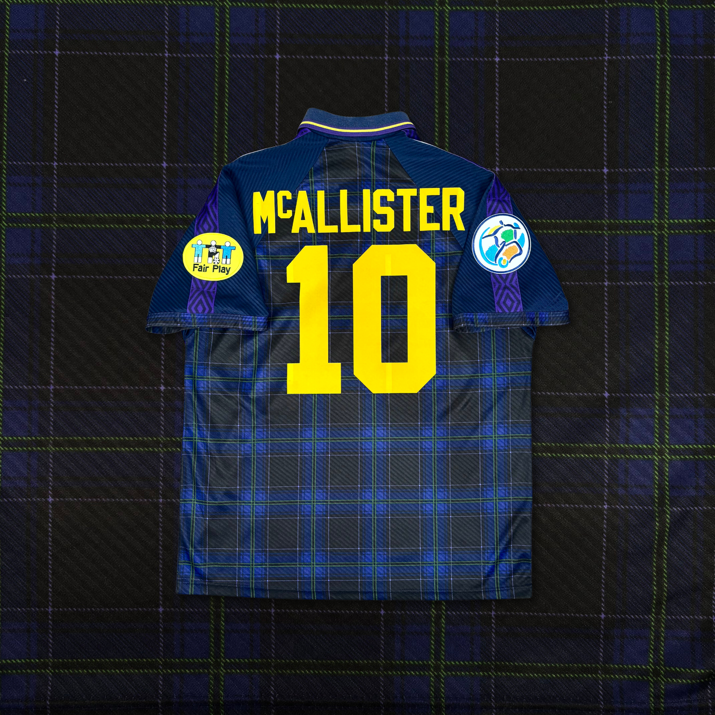 1996/97 Scotland Home Shirt -McAllister - XL