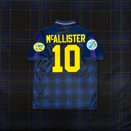 1996/97 Scotland Home Shirt -McAllister - XL