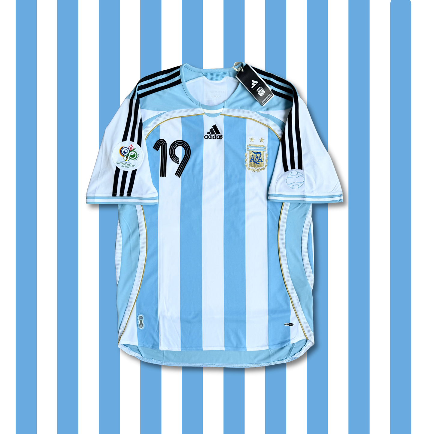 2006/07 Argentina Home Shirt - Messi - M - New with Tag