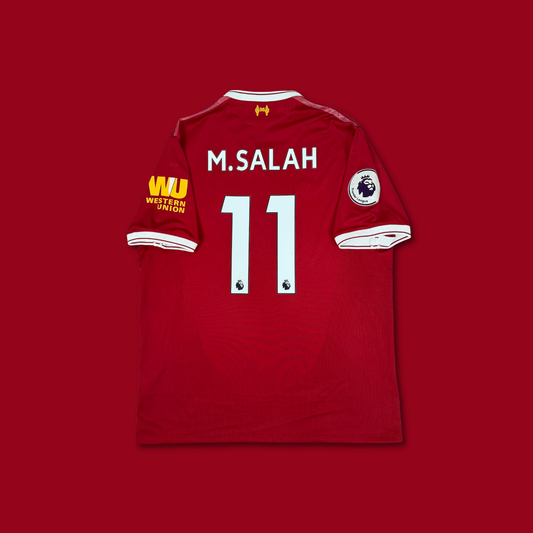 2017/18 Liverpool Home Shirt - Salah - XL