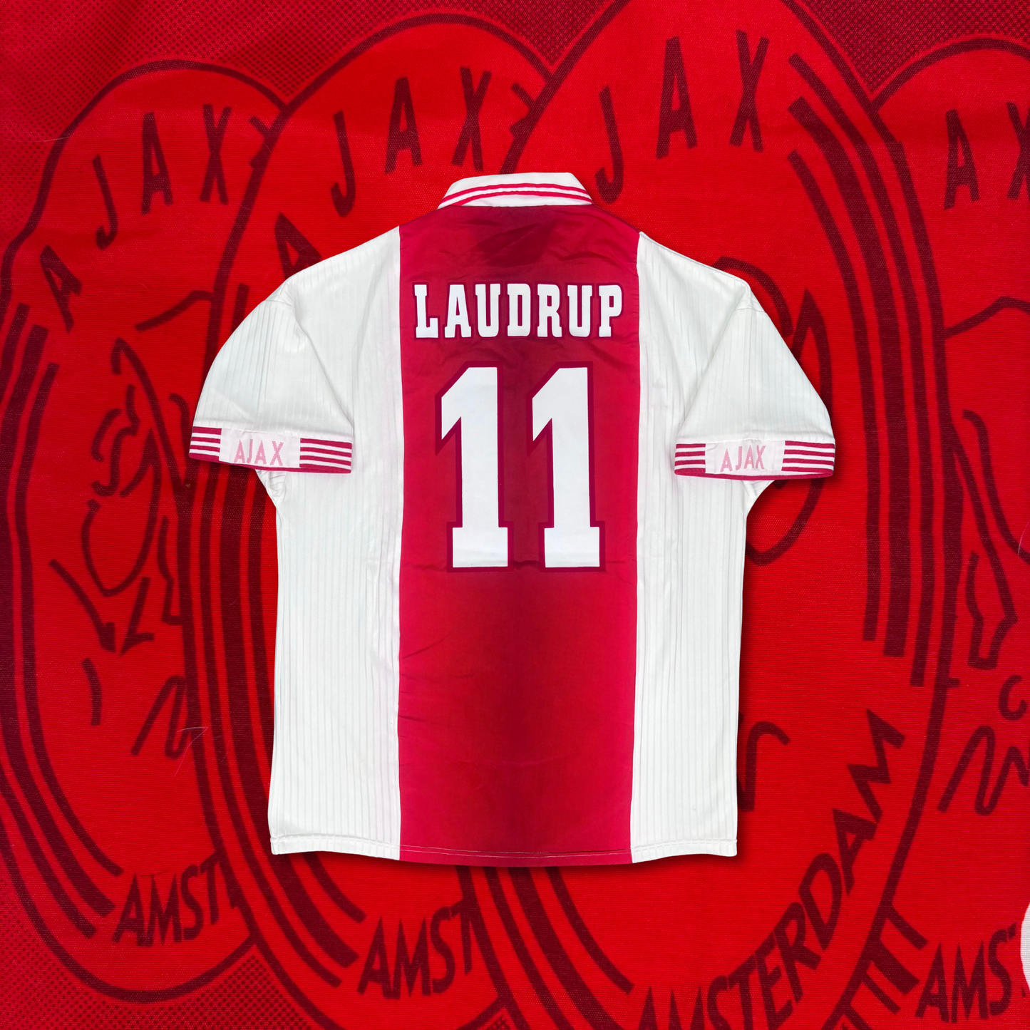 1997/1998 Ajax Amsterdam Home Shirt - Laudrup - L