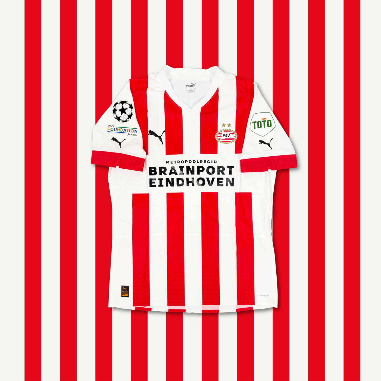 2025/26 PSV Eindhoven Home Shirt - Player Issue - Saibari - L