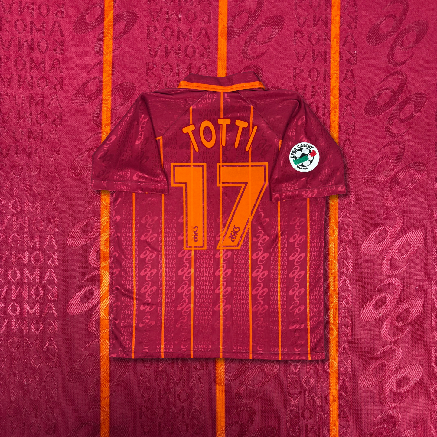 1996/97 AS Roma Home Shirt - Totti - XL