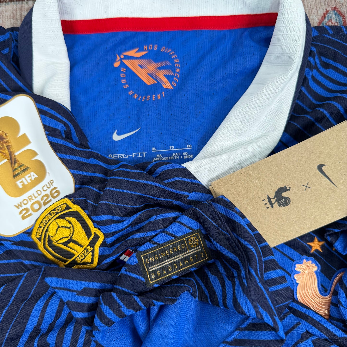 2026/27 France Home Shirt - Player Issue - Mbappe - XL