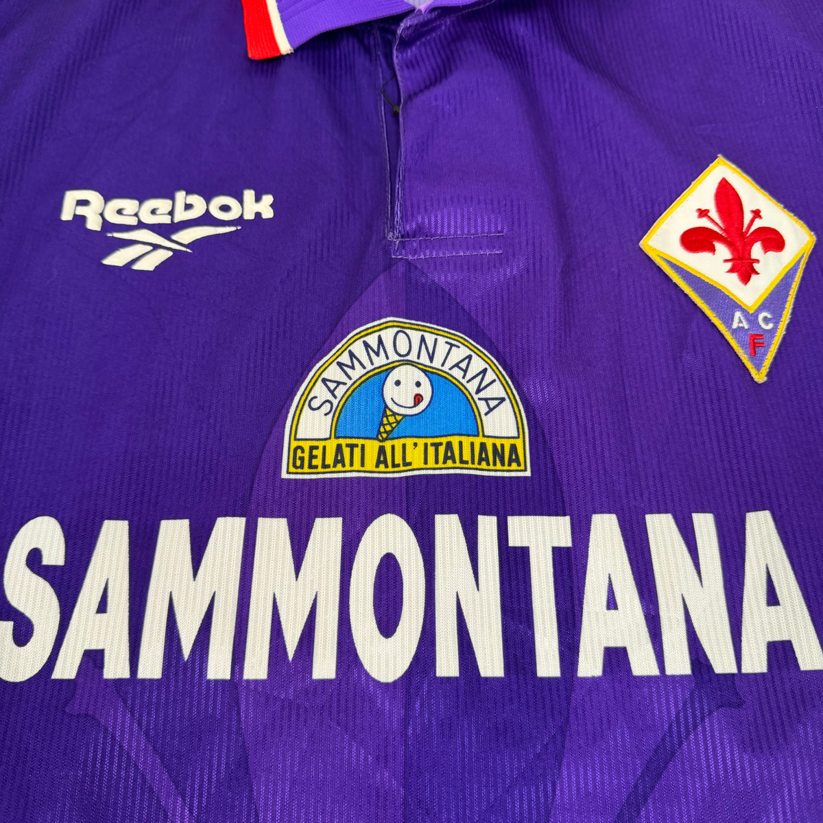 1996/97 Fiorentina Home Shirt - Batistuta - L