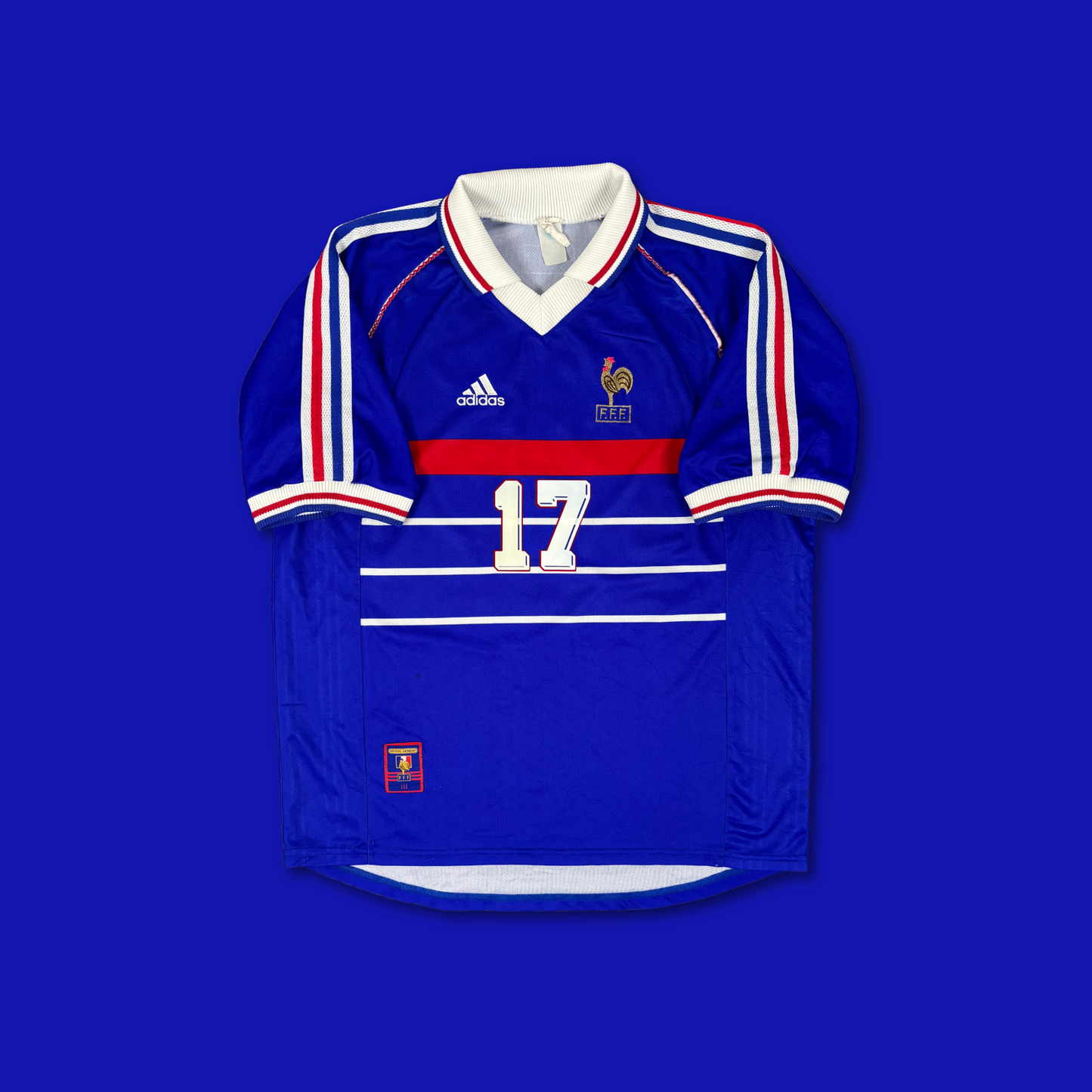 1998/99 France Home Shirt - Petit - L