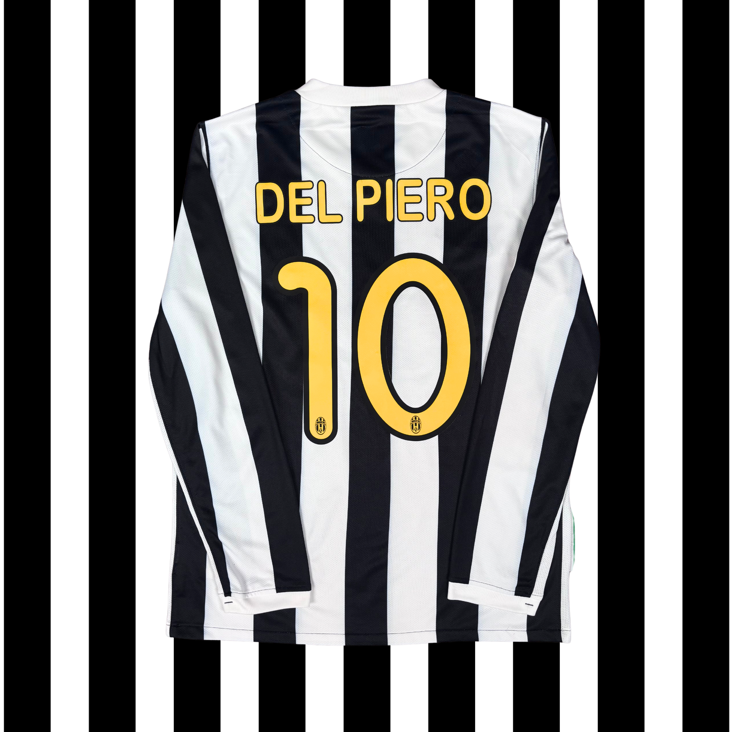 2009/10 Juventus Home Longsleeve Shirt - Del Piero - M