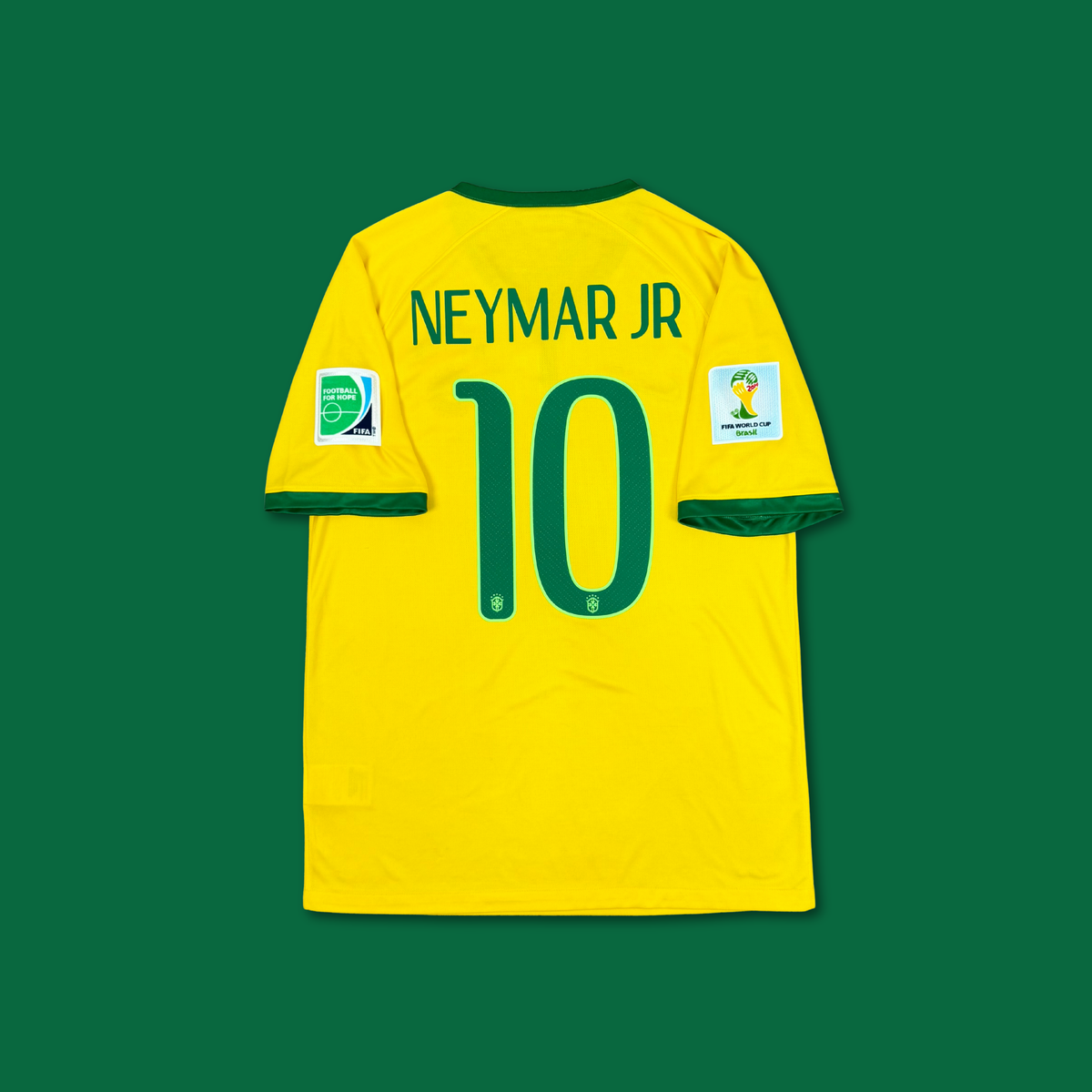 2014/15 Brazil Home Shirt -  Neymar - M