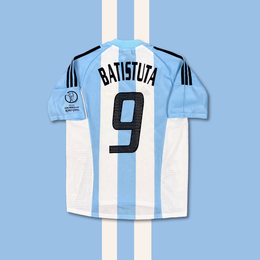 2002/03 Argentina Home Shirt - Batistuta - New with Tag - S
