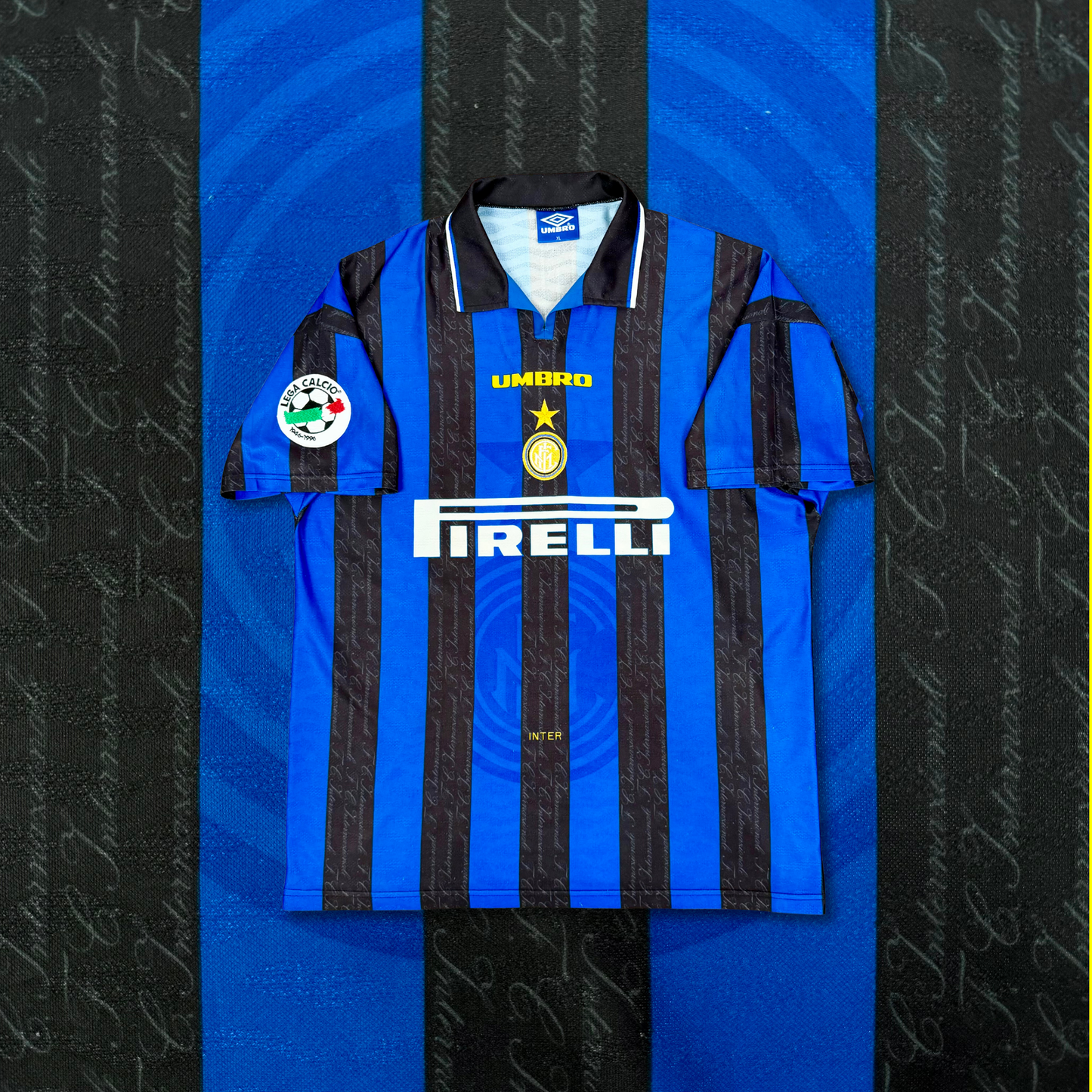 1996/97 Inter Milan Home Shirt - Djorkaeff - XL