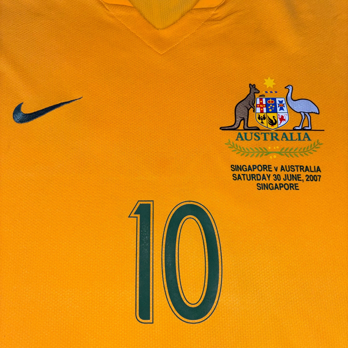 2006/07 Australia Home Shirt - Player Issue - Kewell - L