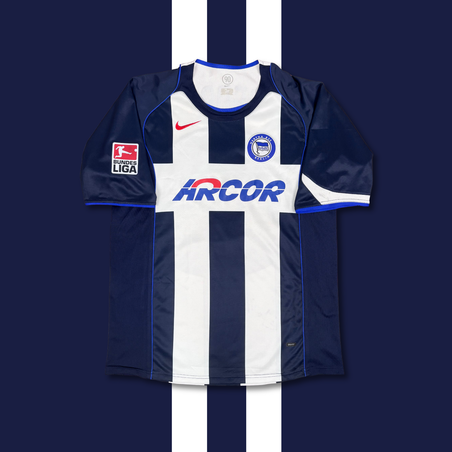 2004/05 Herta Berlin Home Shirt - Friedrich - L