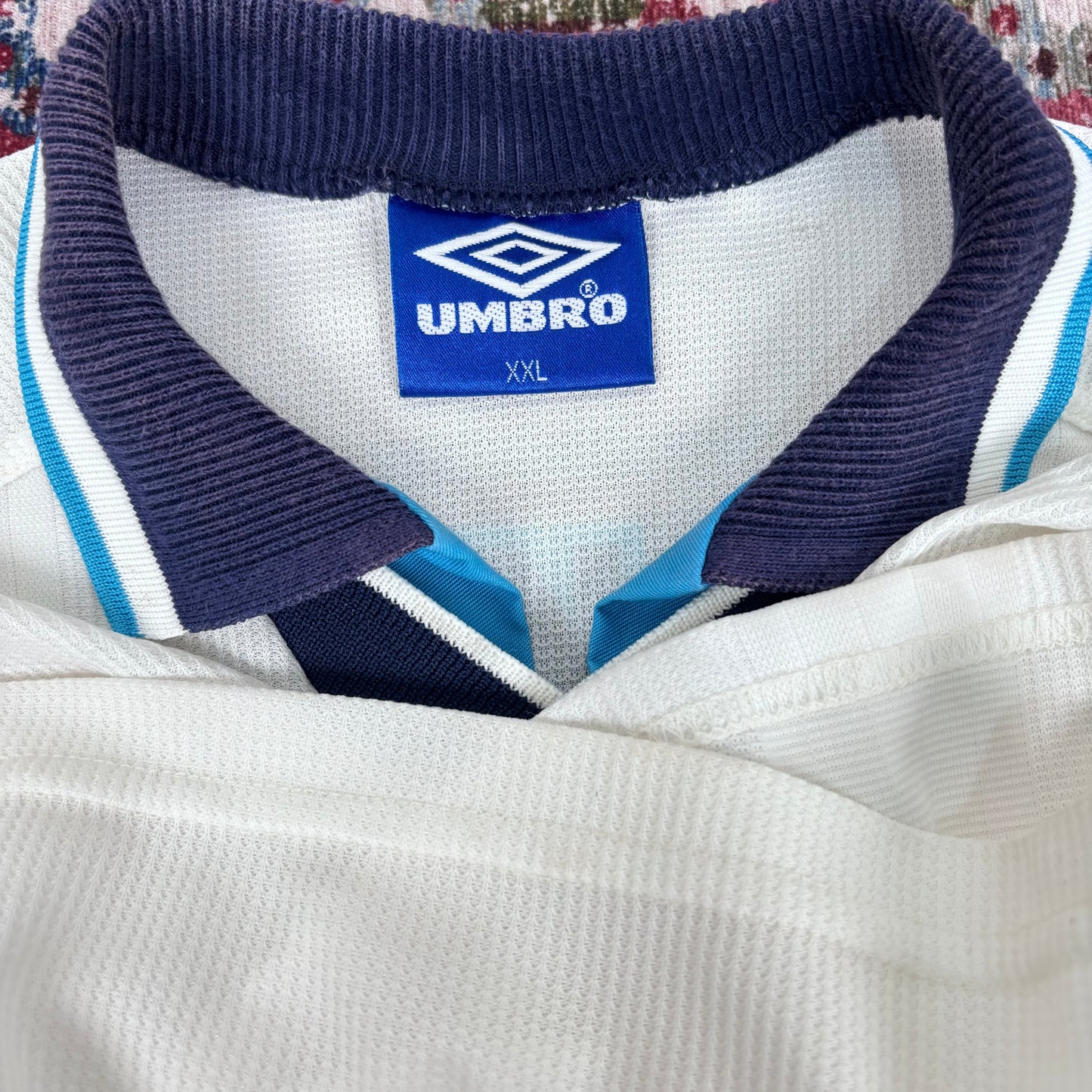 1996/97 England Home Shirt - Beckham - XXL