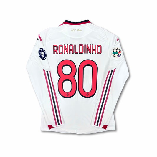 2009/10 AC Milan Away Shirt - Player Issue - Ronaldinho - S