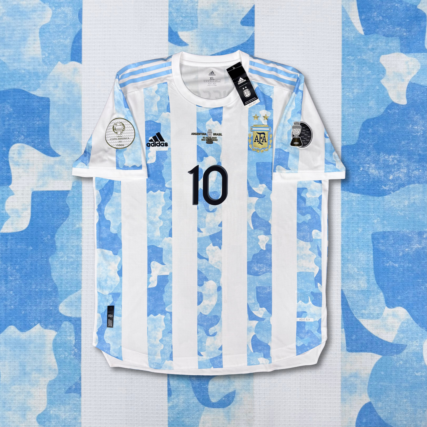 2021/22 Argentina Home Shirt - Player Issue - Messi - XL - New with Tag
