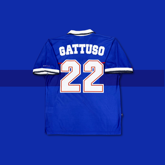 1997/98 Rangers Home Shirt - Gattuso - L