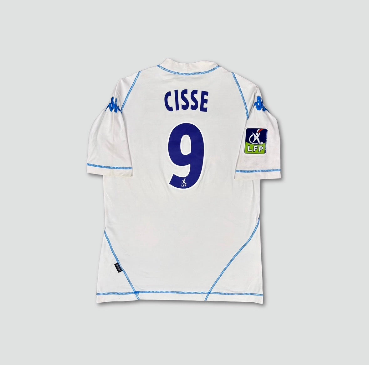 2003/04 Auxerre Home Shirt - L - Cisse