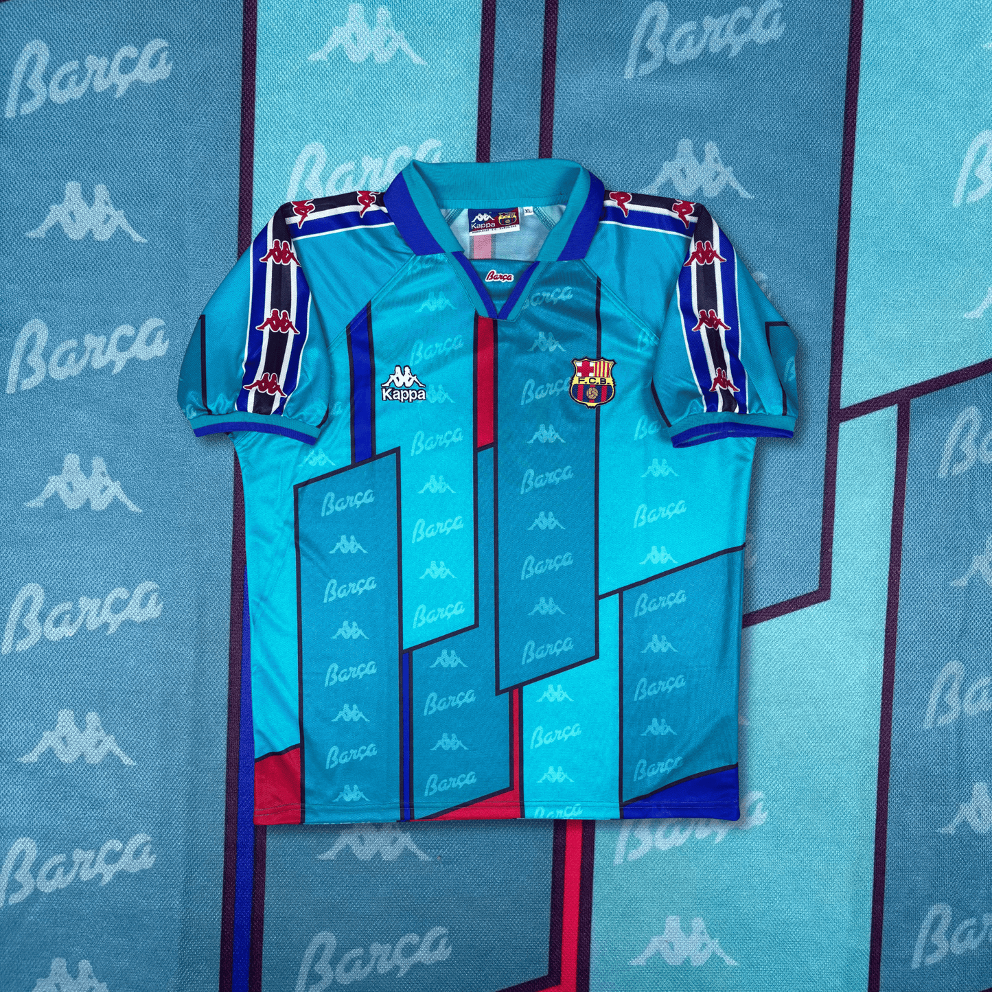 1996/97 Barcelona Away Shirt - Ronaldo Nazario - XL