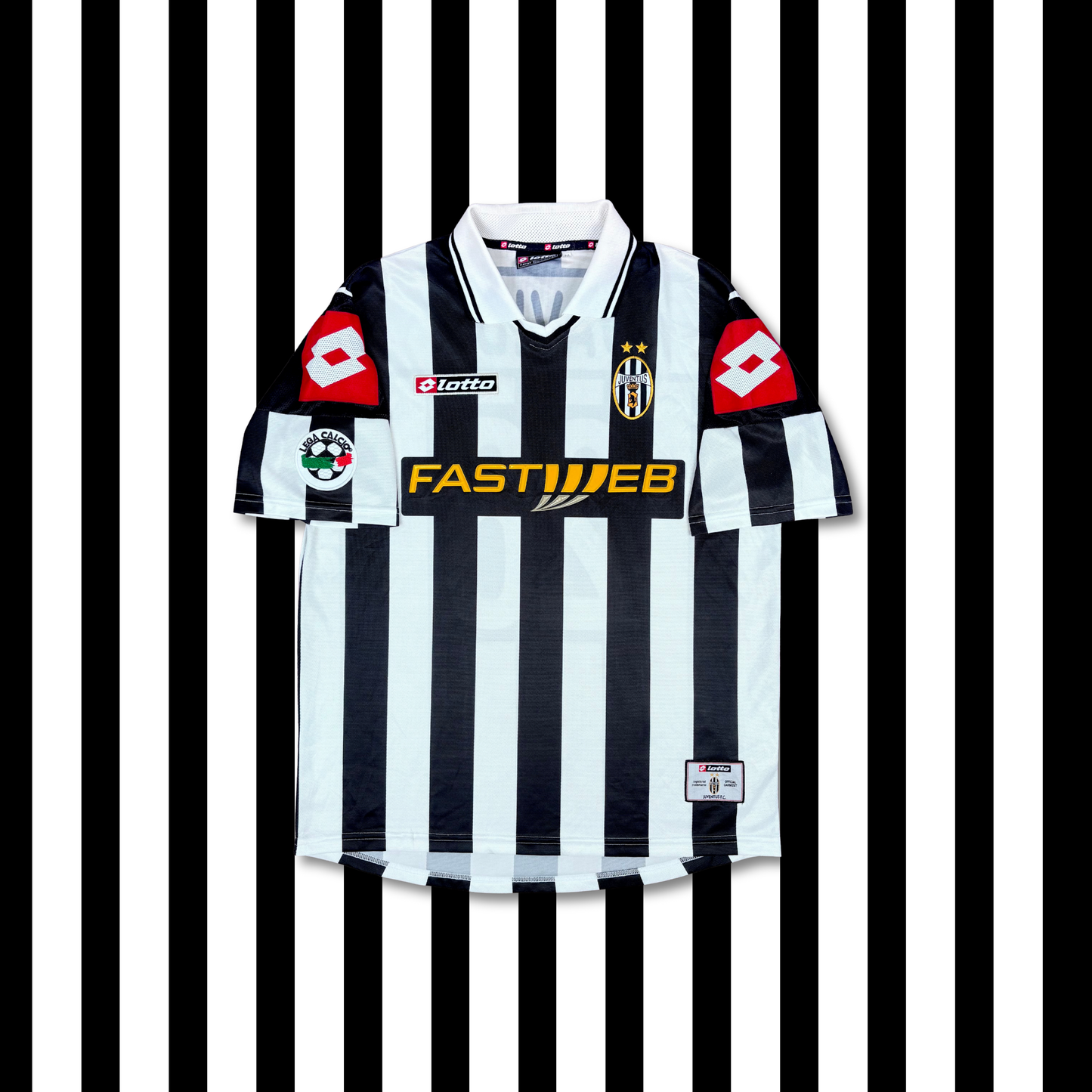 2000/01 Juventus Home Shirt - Player Issue - Davids - M