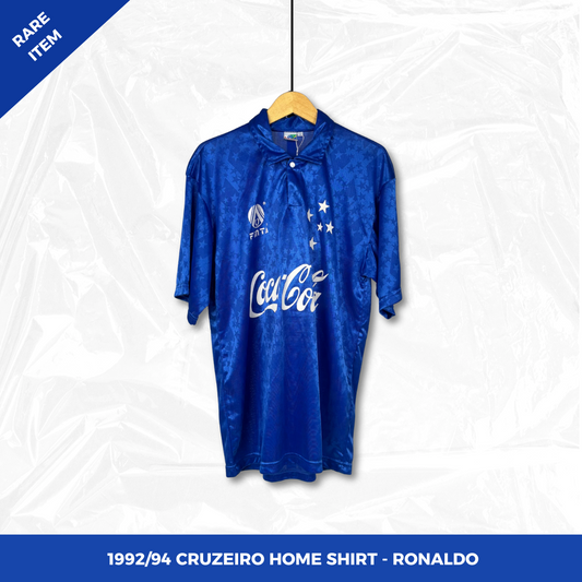 1993/94 Cruziero Home Shirt - Ronaldo - L