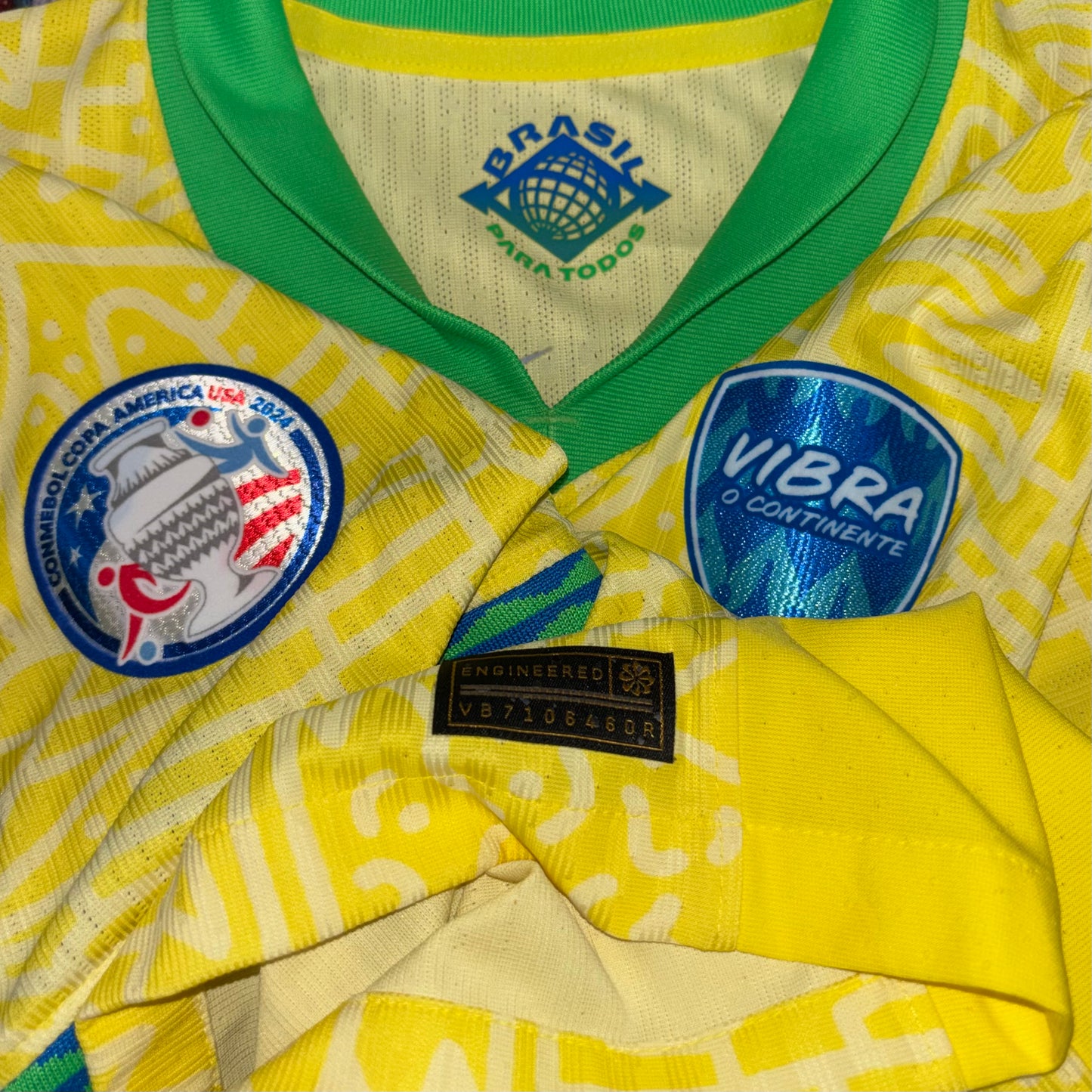 2024/25 Brazil Home Shirt - Player Issue - Neymar - L