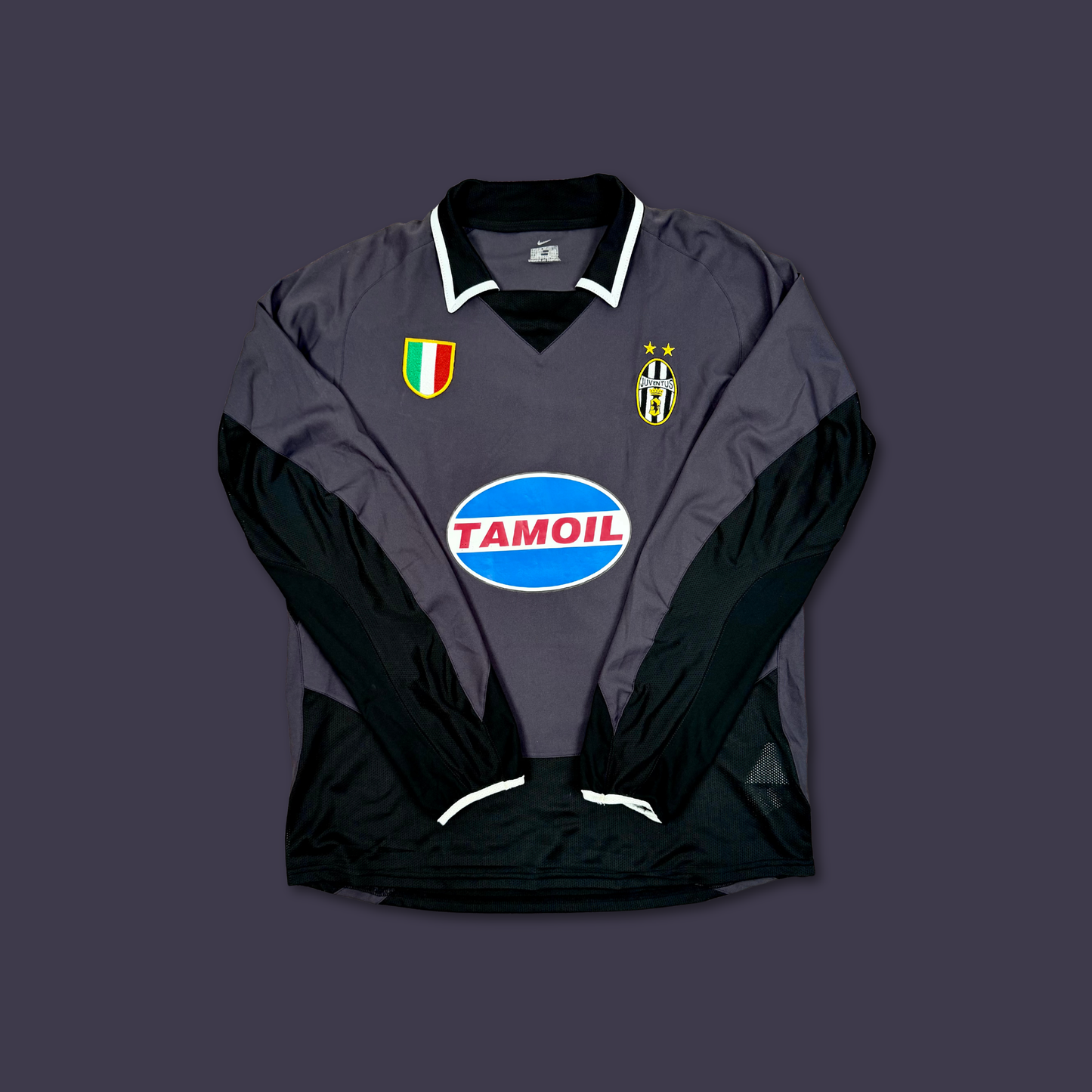 2003/04 Juventus Third Longsleeve Shirt - Nedved - M