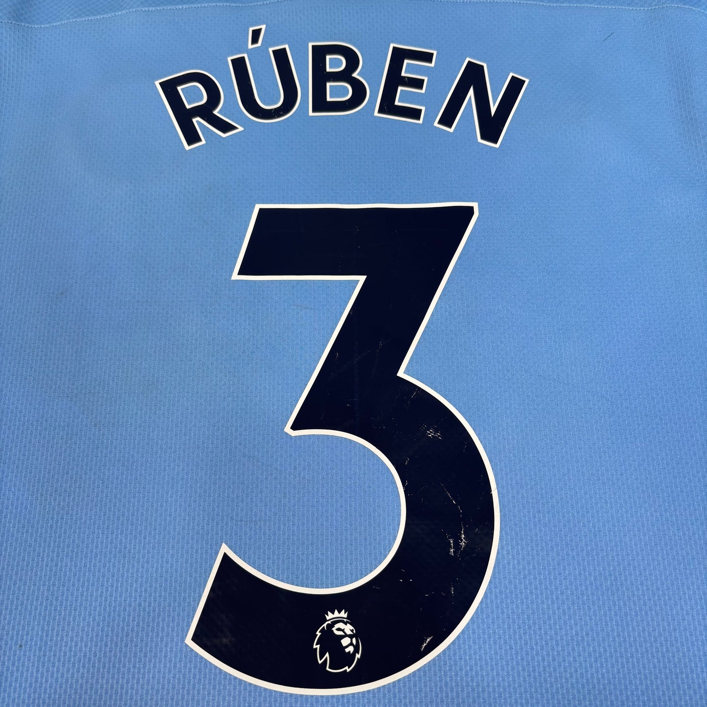 2020/21 Manchester City Home Shirt - Ruben Dias - M