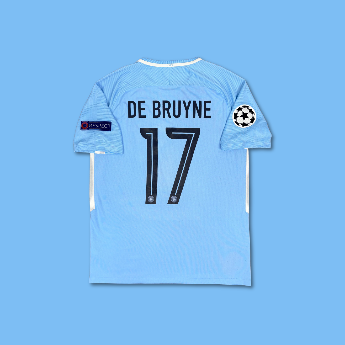 2017/18 Manchester City Home Shirt - De Bruyne - L