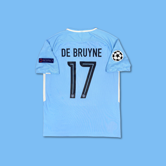 2017/18 Manchester City Home Shirt - De Bruyne - L