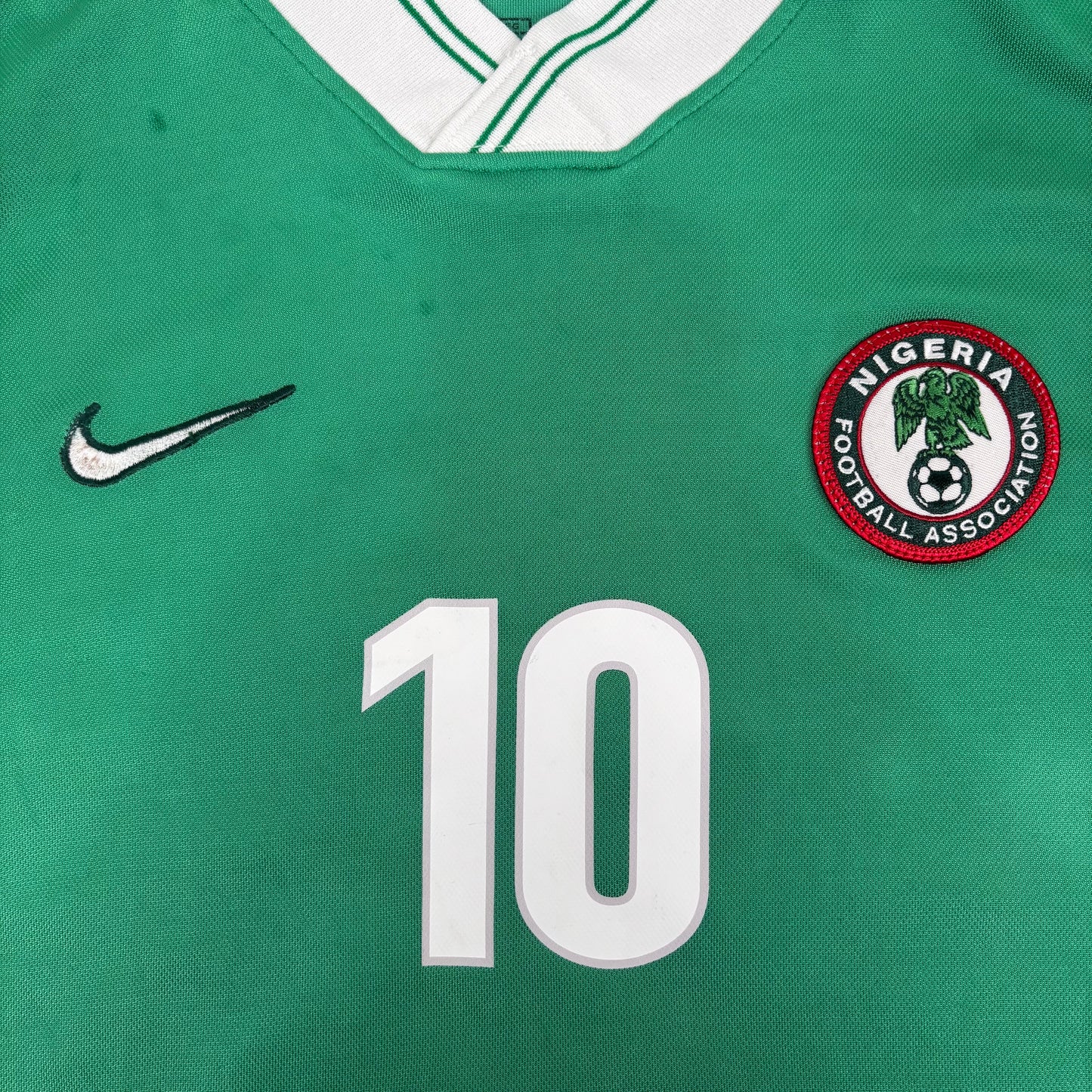 1998/99 Nigeria Home Shirt - Okocha - XL