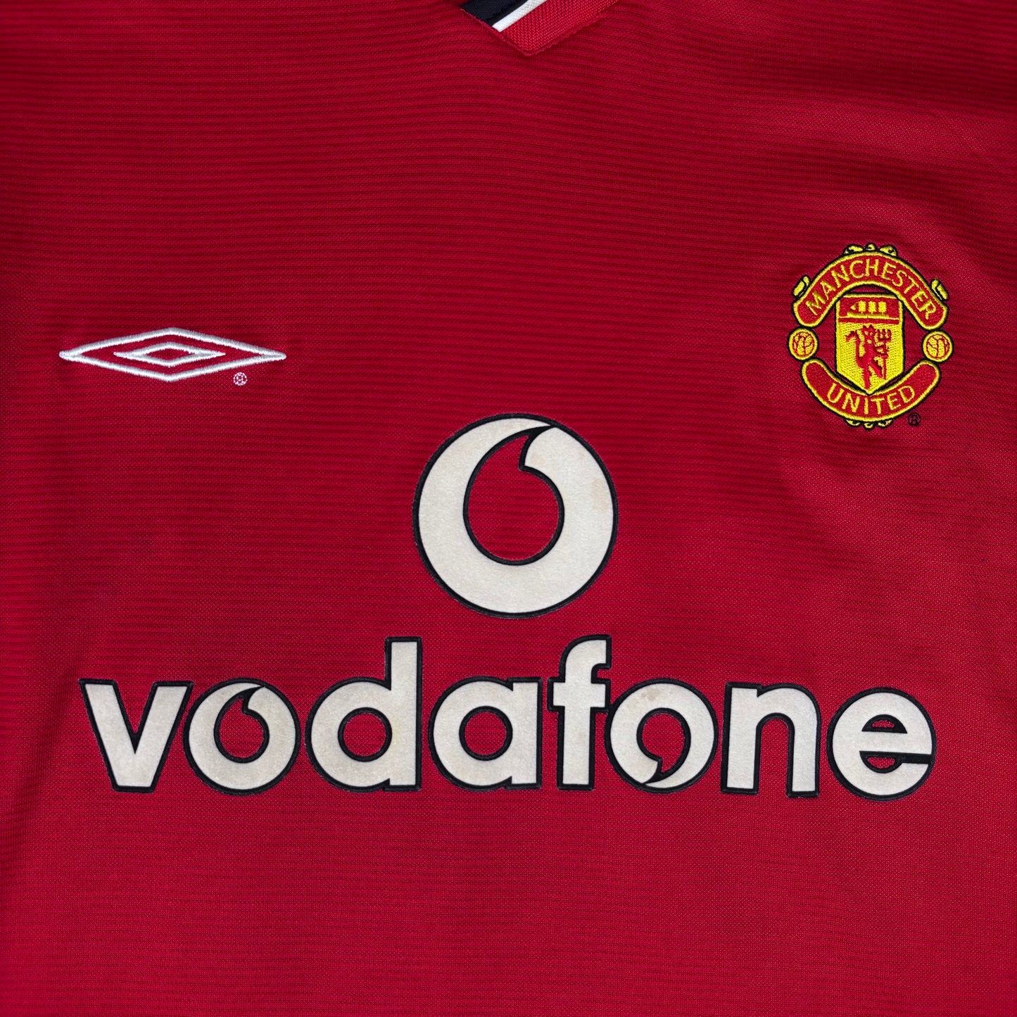 2001/02 Manchester United Home Shirt - Solskjaer - L