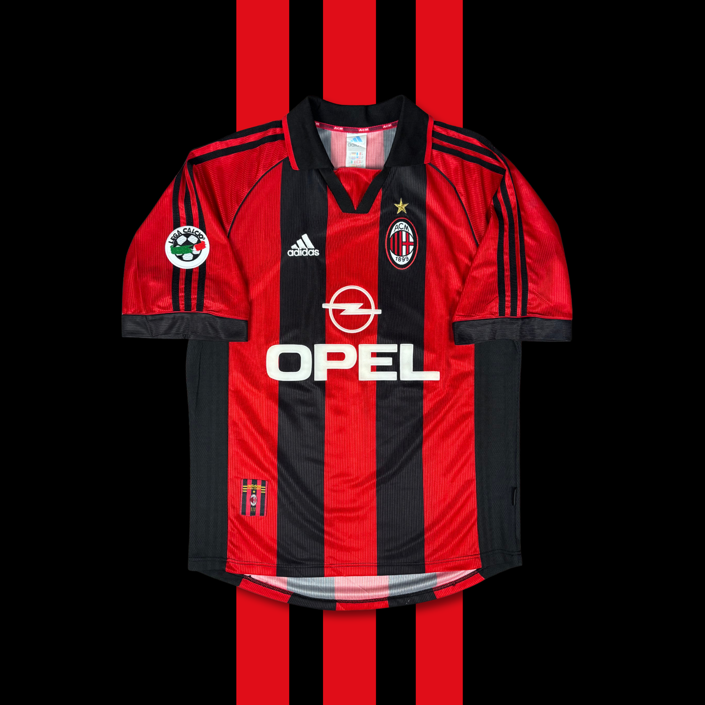 1998/99 AC Milan Home Shirt - Shevchenko - M