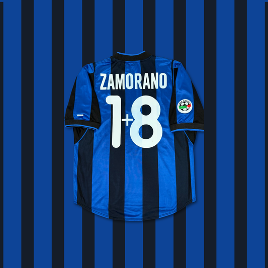 2000/01 Inter Milan Home Shirt - Zamorano - L