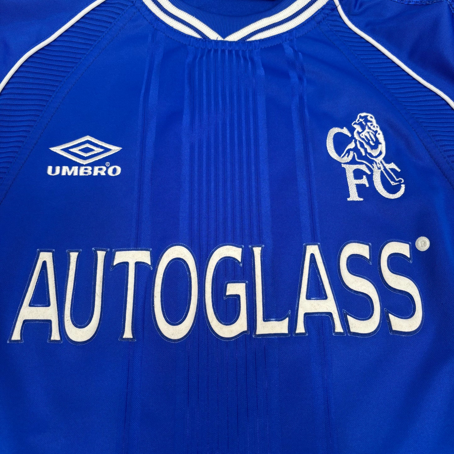1999/00 Chelsea Home Longsleeve Shirt - Hasselbaink - L