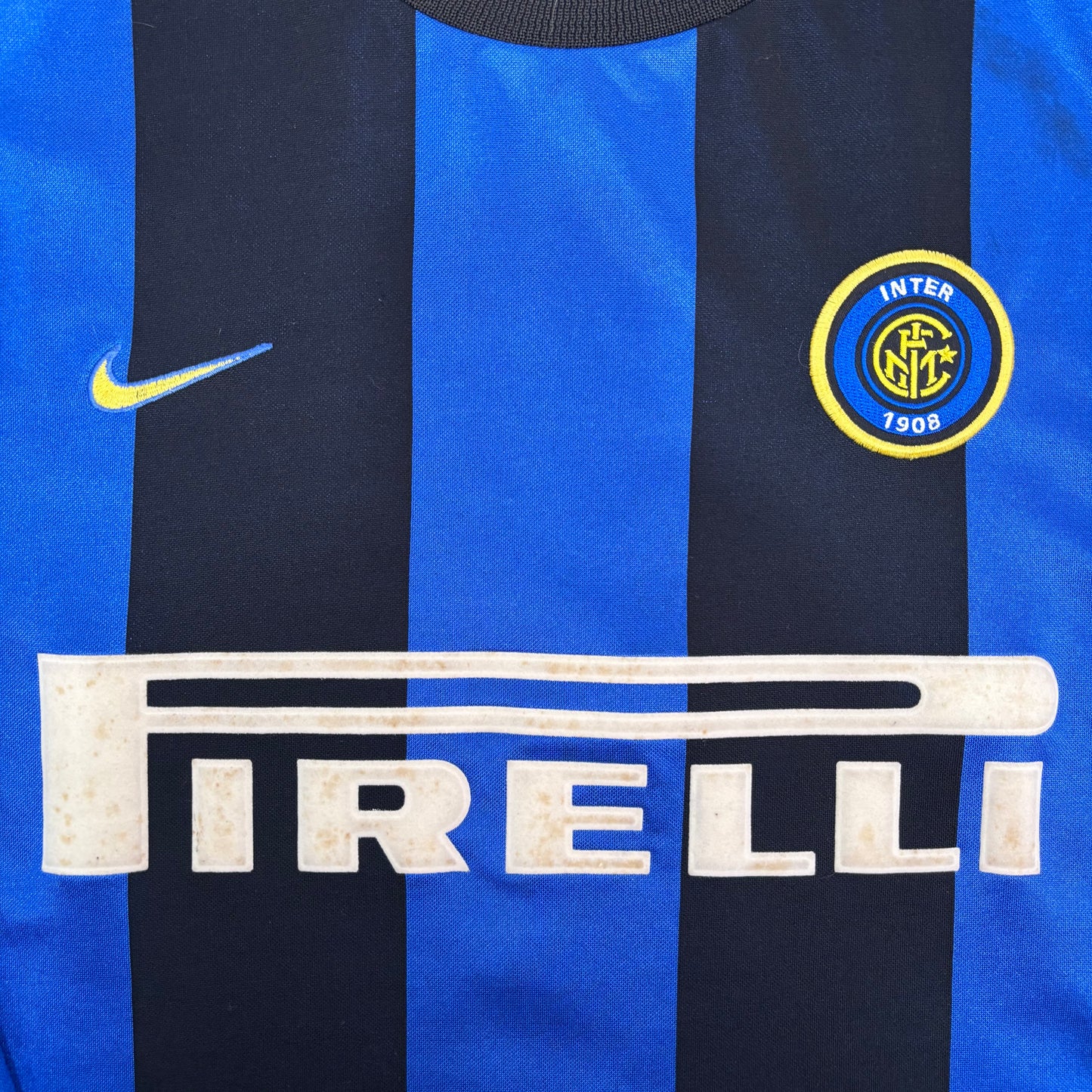 1999/00 Inter Milan Home Longsleeve Shirt - Ronaldo - M