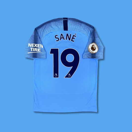 2018/19 Manchester City Home Shirt - Sane - M