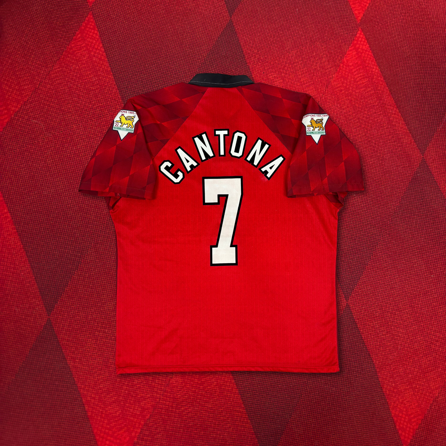 1996/97 Manchester United Home Shirt with Short - Cantona - XL