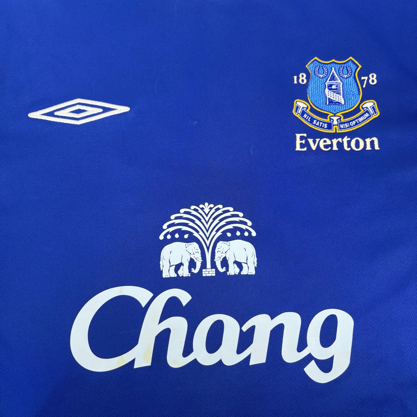 2005/06 Everton Home Shirt - Beattie - M