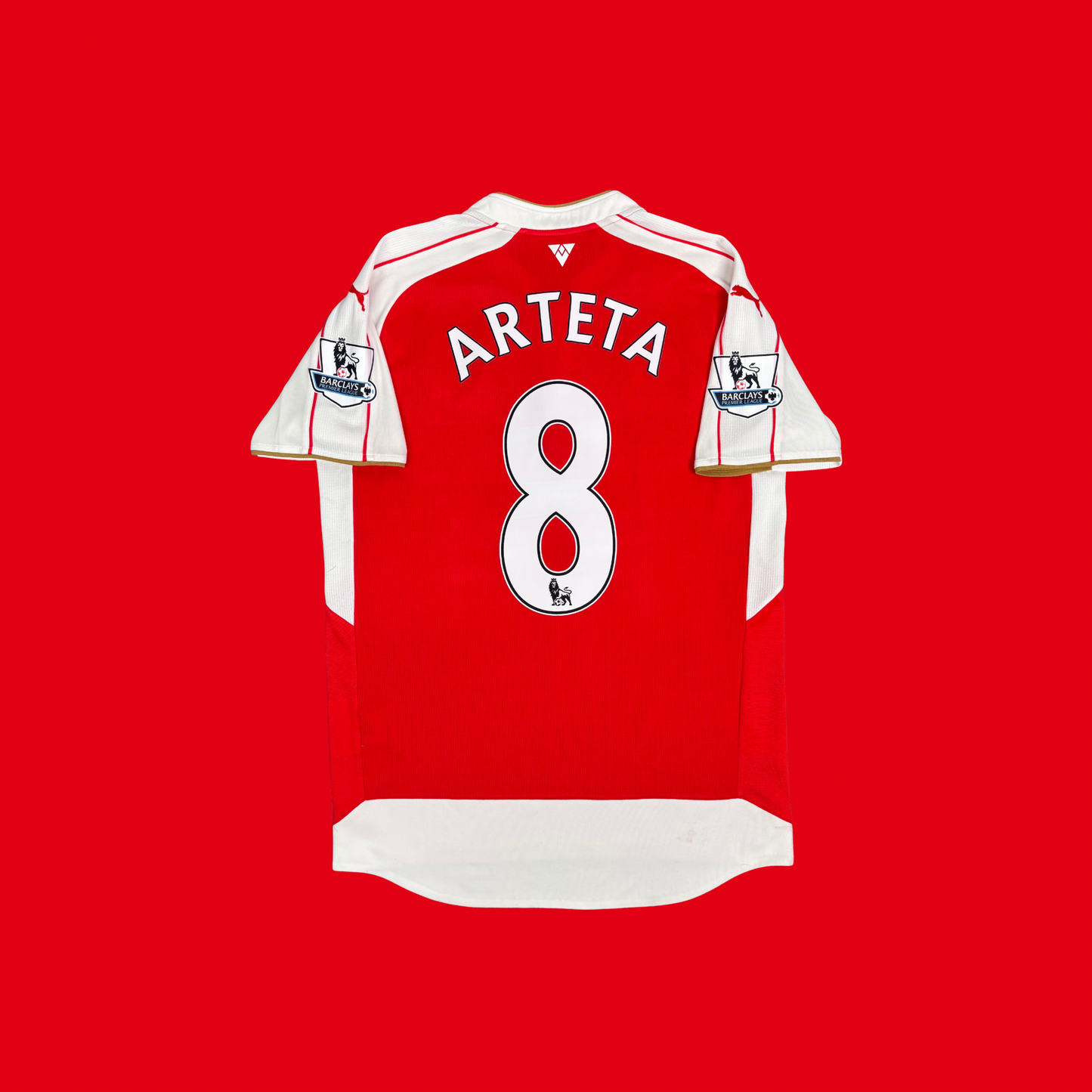 2015/16 Arsenal Home Shirt - Arteta - M