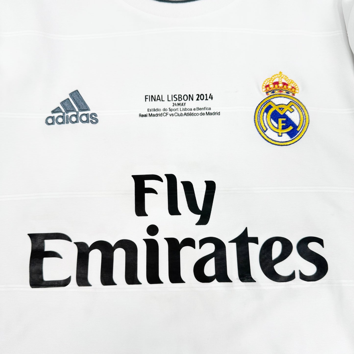 2013/14 Real Madrid Home Longsleeve Shirt - Sergio Ramos - L